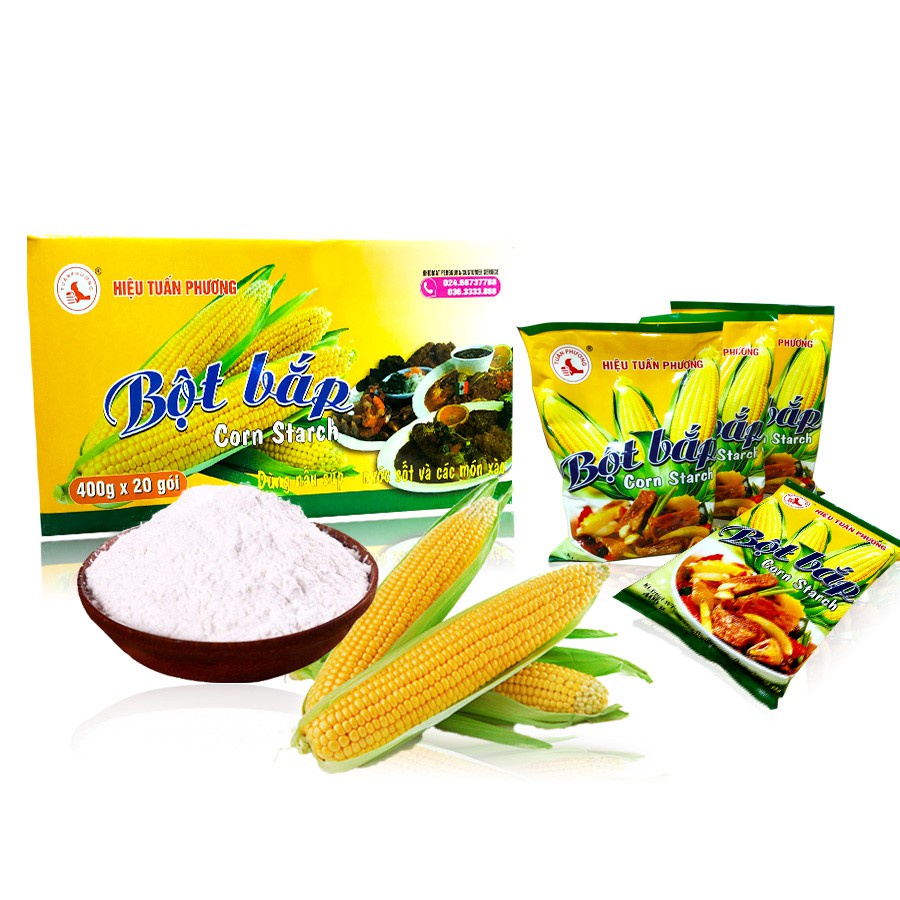 Bột Bắp Tuấn Phương 400g - Tinh Bột Ngô - 590051