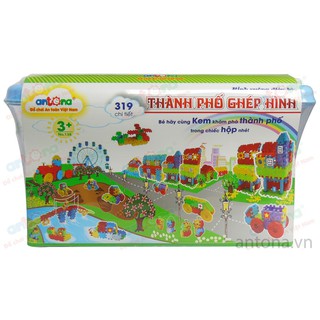 Xếp hình thông minh - Thành phố ghép hình - ANTONA
