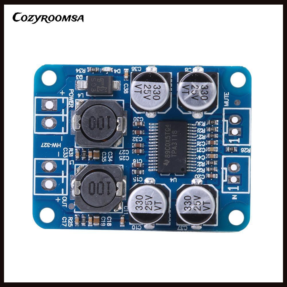 Bảng Mạch Khuếch Đại Âm Thanh Kỹ Thuật Số Crs.Dc8-24V Tpa3118 Pbtl 1x60w