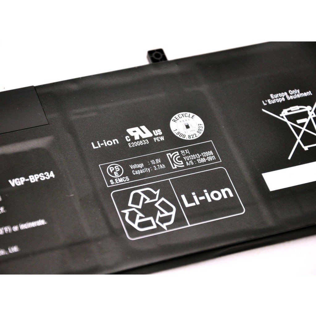 PIN - BATTERY SONY VGP-BPS34 CAM KẾT HÀNG ZIN XỊN