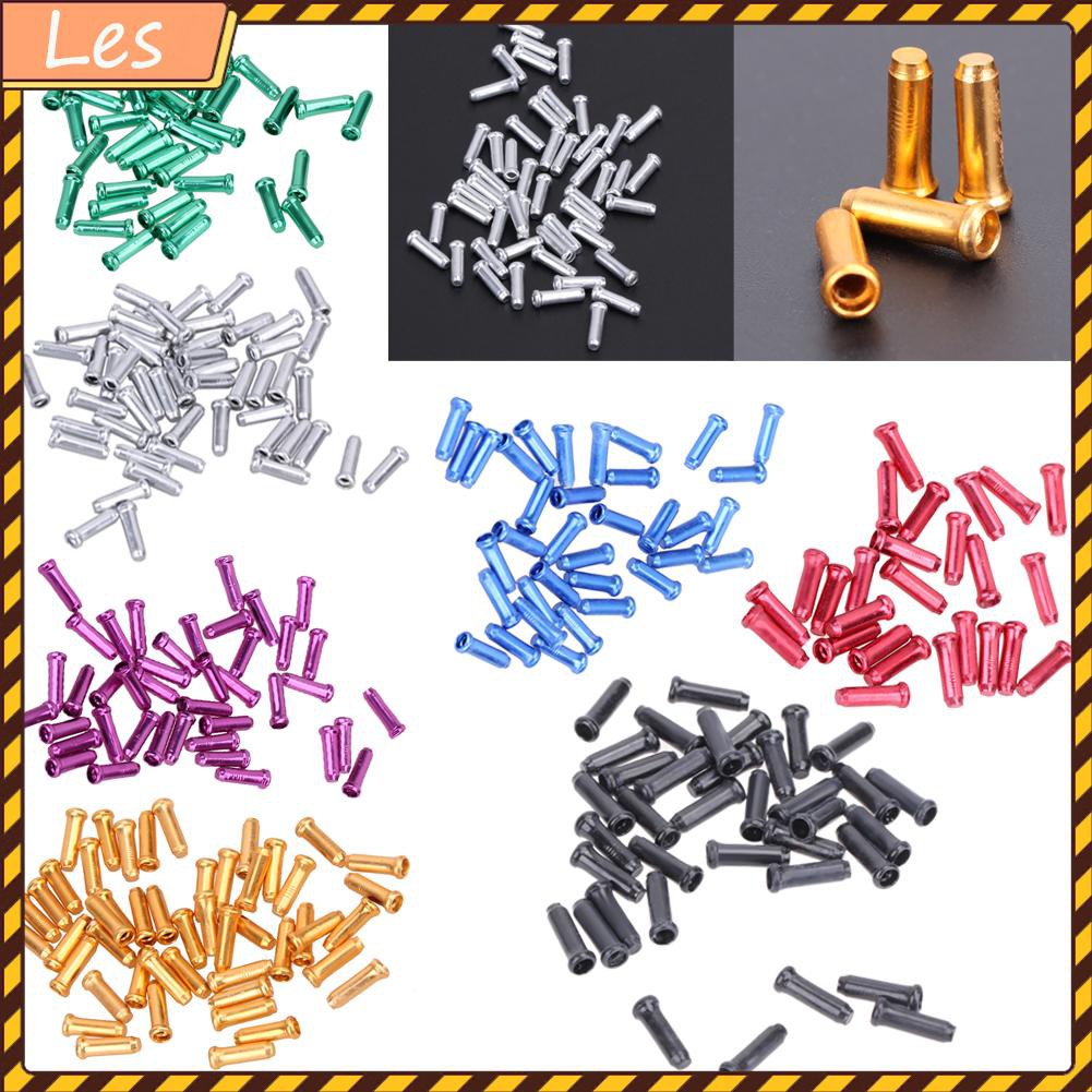 50 Đầu Bọc Dây Phanh Xe Đạp Bằng Nhôm