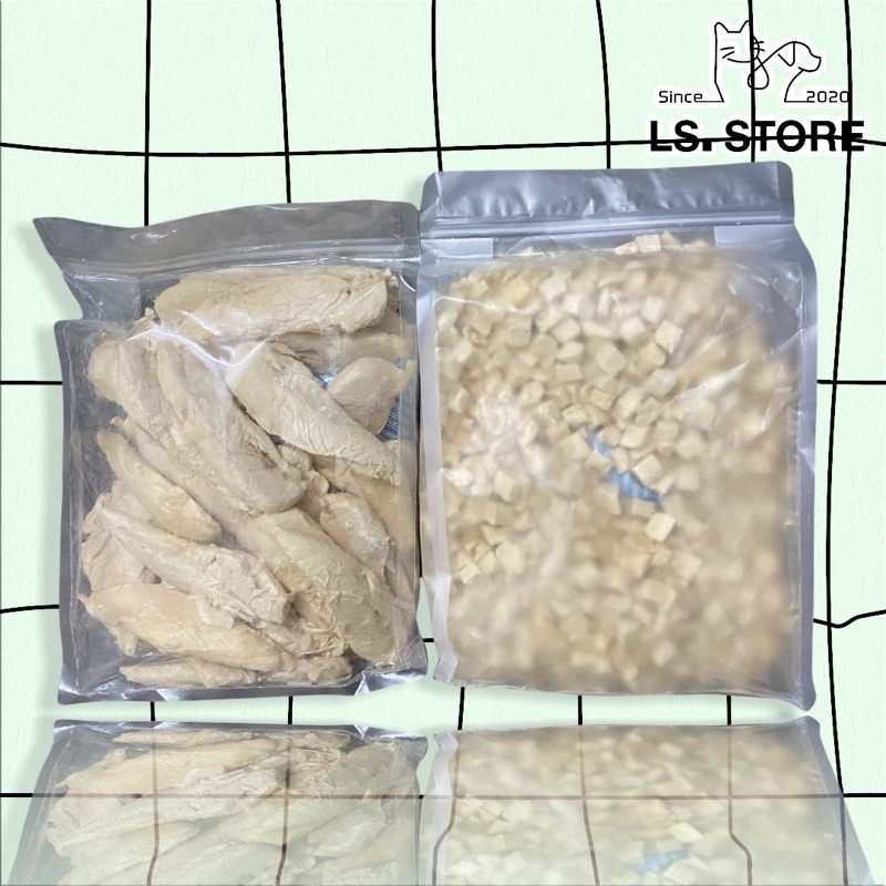 😽500G😸 THỊT ỨC GÀ MIẾNG SẤY KHÔ THƠM NGON BỔ DƯỠNG CHO Chó Mèo