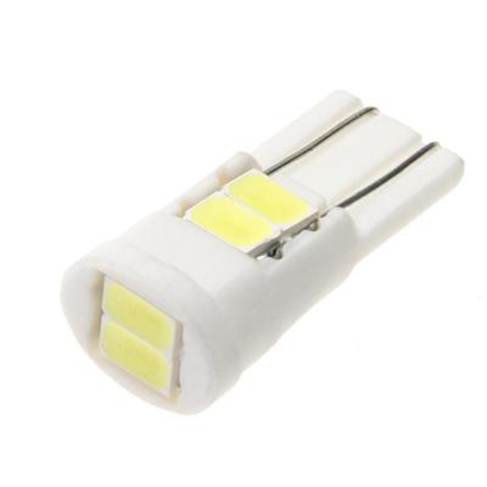 1 Đèn Led T10 W5W 194 168 6SMD 5630 Ánh Sáng Trắng Cho Xe Hơi