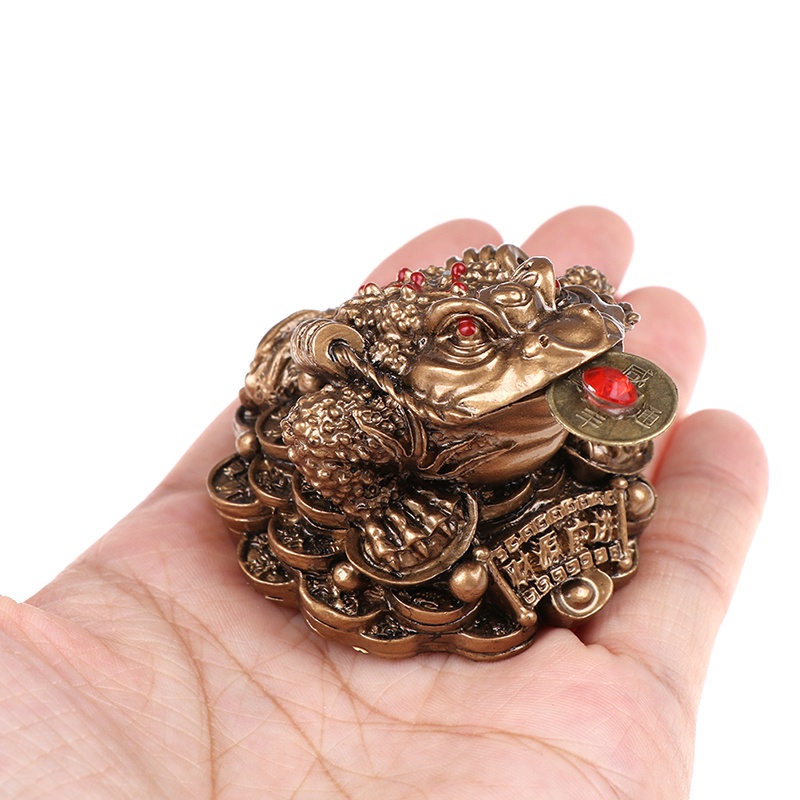 Mô Hình Con Cóc May Mắn Phong Cách Trung Hoa Dùng Trang Trí Nội Thất