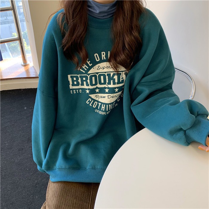 Áo nỉ Brooklyn phong cách Hàn Quốc | BigBuy360 - bigbuy360.vn