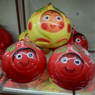 Quả đào sứ đựng tiền tiết kiệm bát tràng