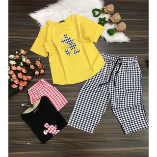 Đồ bộ nữ xinh kèm quần lửng