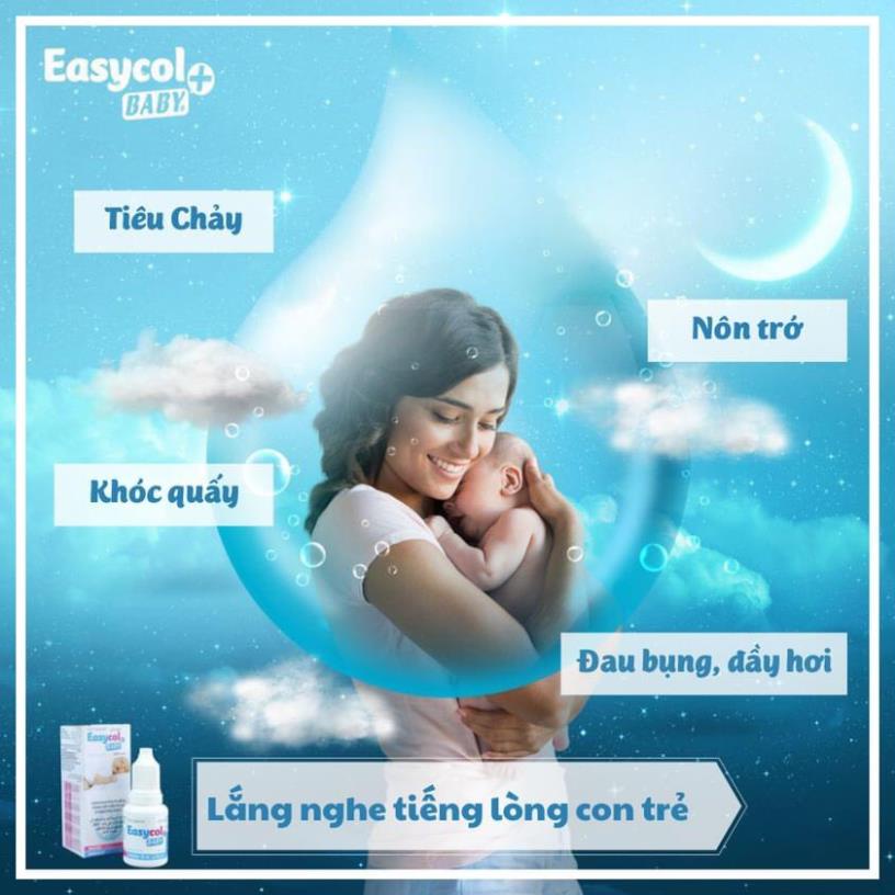 Enzym Lactase Easycol Baby cho trẻ, Men tiêu hóa, Siro bổ sung Enzyme giảm nôn trớ khóc đêm_Hàng nhập khẩu Chính hãng