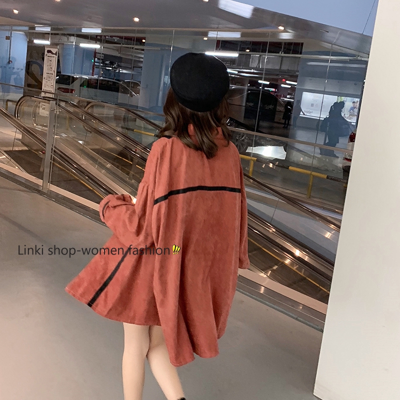 Áo sơ mi tay dài kiểu dáng đơn giản thanh lịch