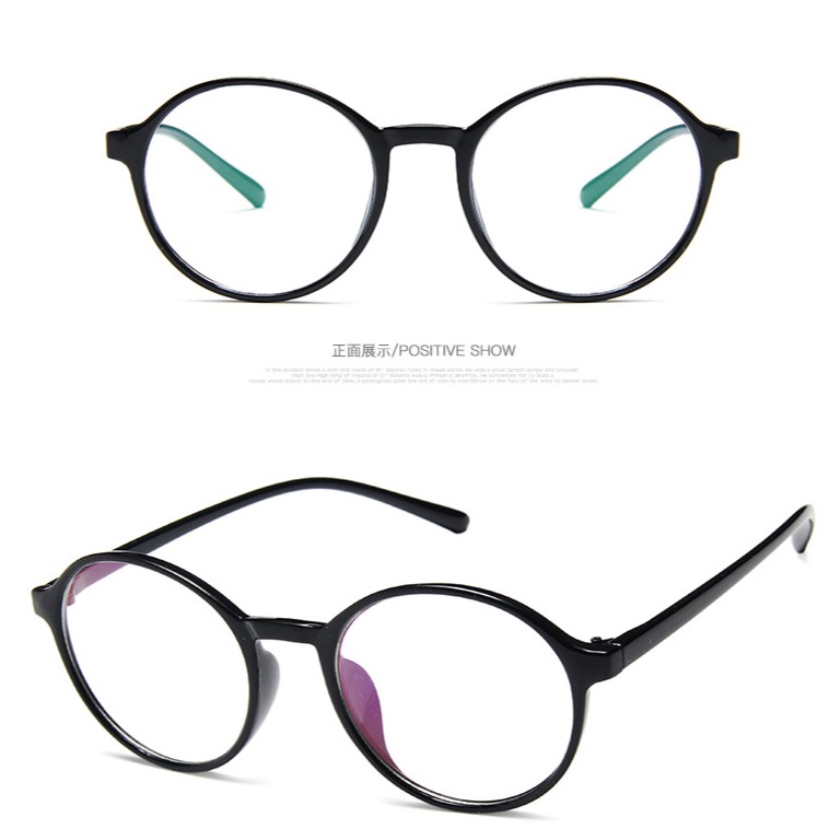 Mắt kính gọng tròn phong cách retro thời trang cho nam/ nữ