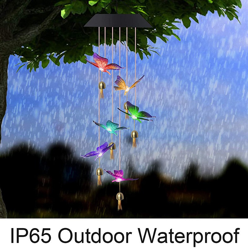 Color Changing Wind Chime,Wind Bell Light for Home Garden Decoration