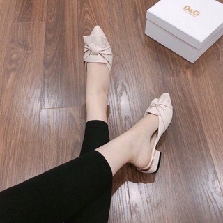 Dép sục nữ, giày sục nữ quai dúm bèo thời trang da mềm mại