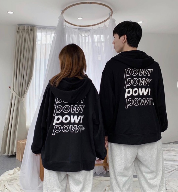 Áo Khoác Hoodie Power Unisex