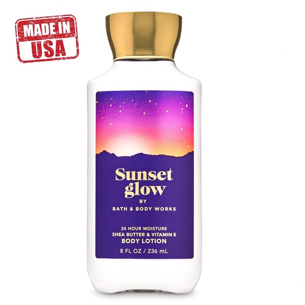 Dưỡng thể Bath &amp; Body Works 236ml - Sunset Glow (Mỹ)