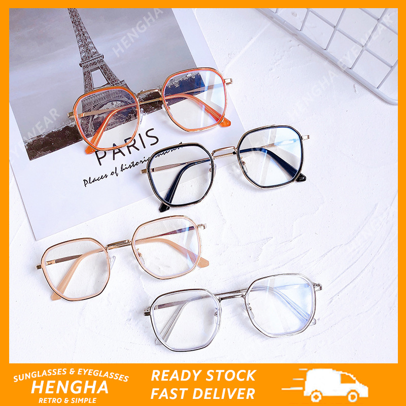 Mắt kính gọng vuông chống bức xạ thiết kế thời trang cho nữ