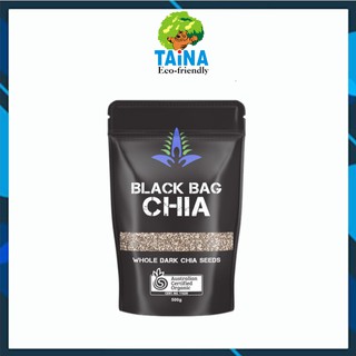 Hạt chia Úc Organic Chia Seeds túi đen 500g