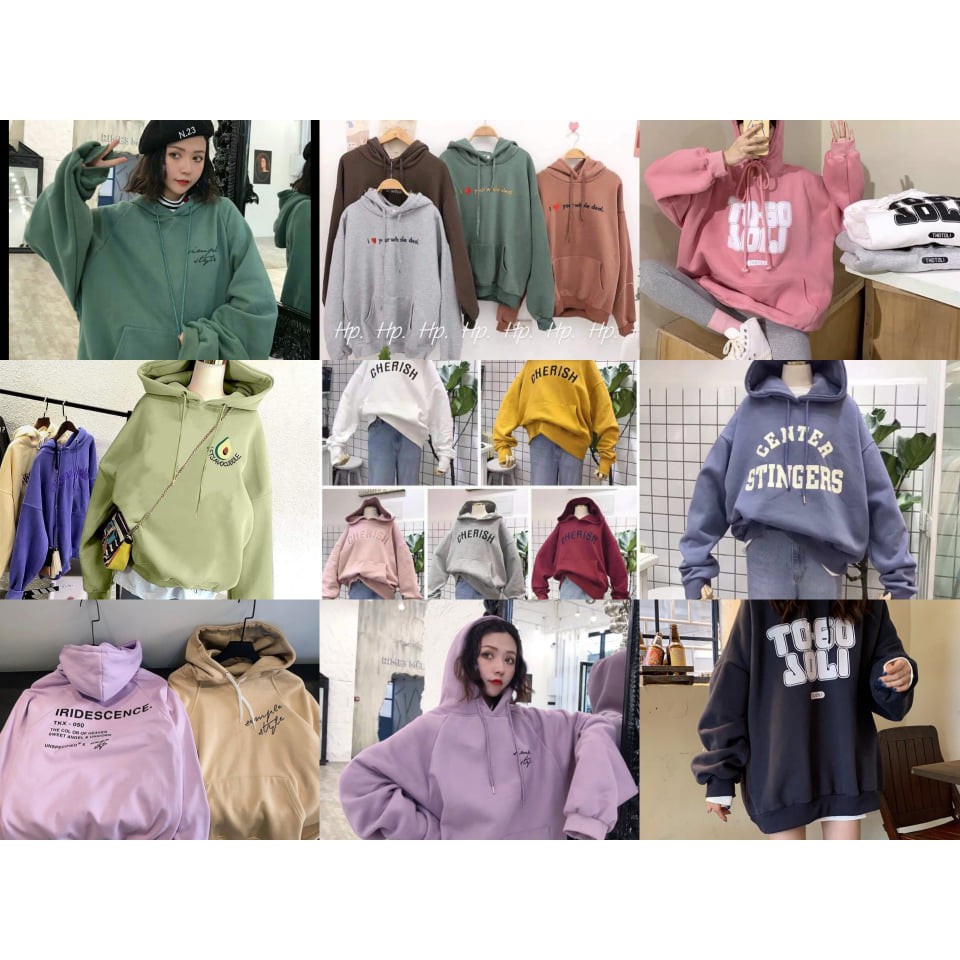 Áo Hoodie [XẢ LỖ] Form Rộng Phong Cách Hàn Quốc | BigBuy360 - bigbuy360.vn