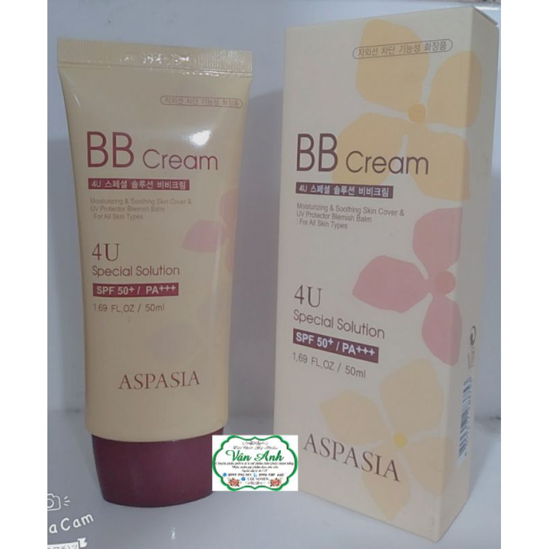 🌿HÀNG CHÍNH HÃNG🌿Kem Nền Aspasia 4U Special B.B Solution Cream SPF50 PA+++