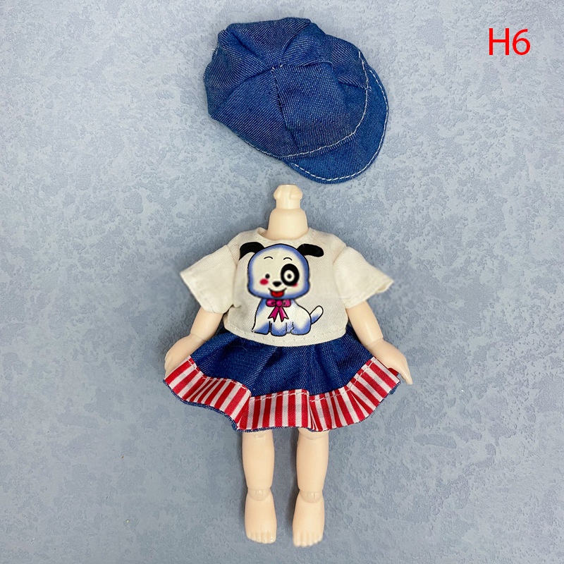 Set Đồng Phục Đồ Chơi Búp Bê 16-17cm Ob11 1 / 8