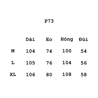 Quần ống rộng vẩy sơn P73