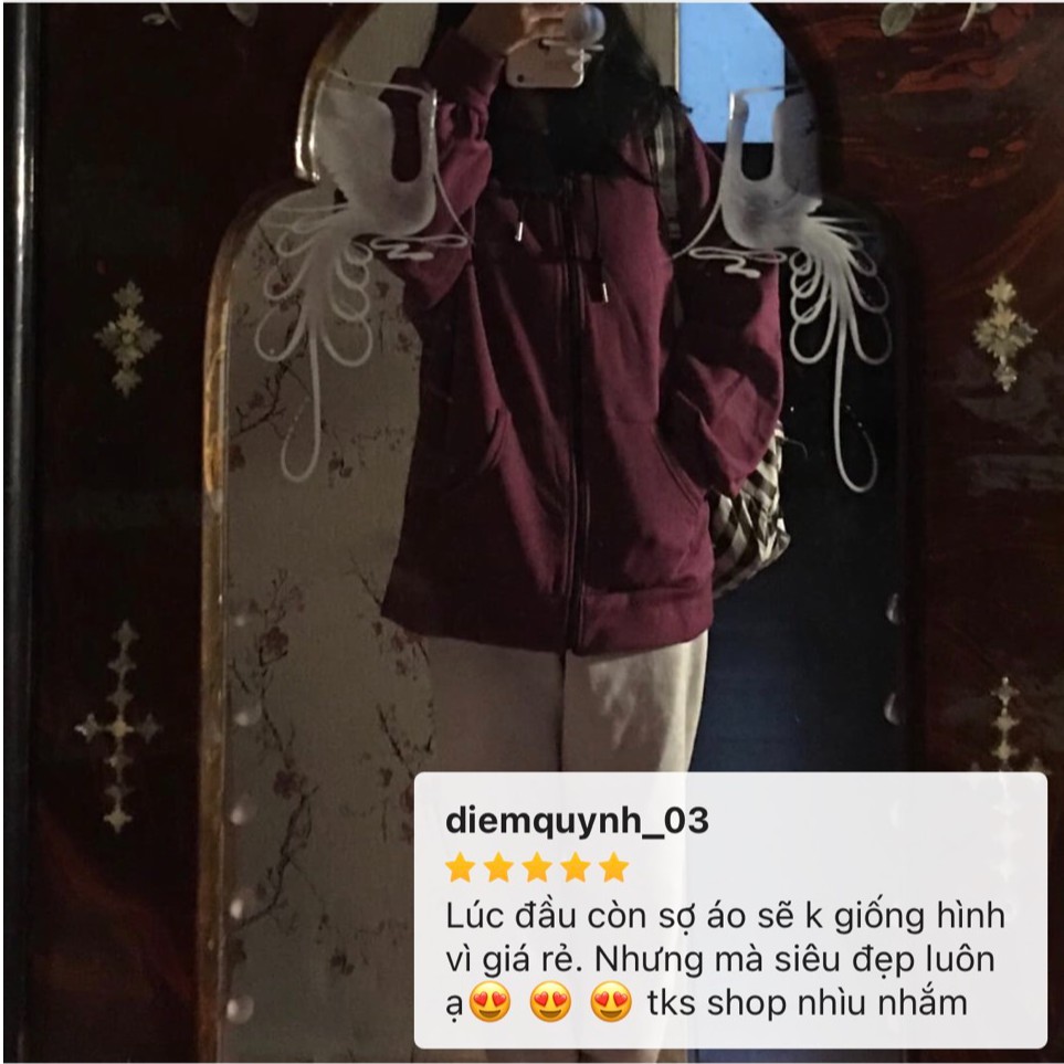 Áo Khoác Hoodie Nỉ Unisex [FREESHIP]  Phông thun dài tay bồng khóa kéo có mũ ulzzang màu Đen | Xám nam nữ HOT
