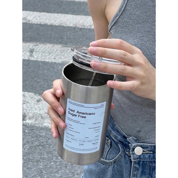 Ly Giữ Nhiệt Inox 304 Cao Cấp 600ml