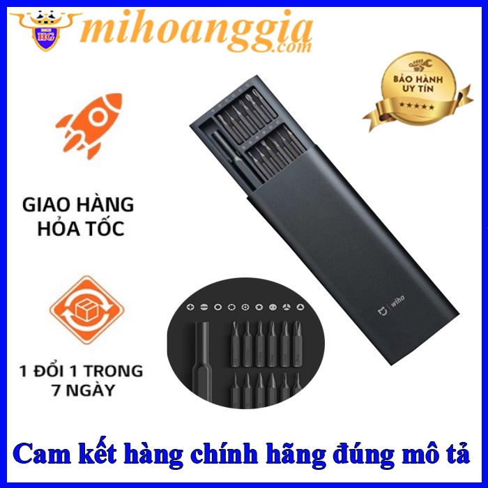 HOẢ TỐC | Bộ vít XIAOMI WIHA 24 món | Bộ tua vít XIAOMI 16 đầu vặn cao cấp | MIHOANGGIA