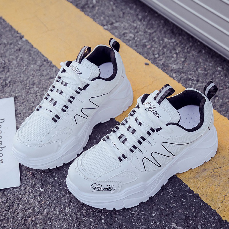 Giày thể thao nữ viền sóng mới | BigBuy360 - bigbuy360.vn