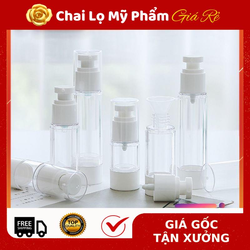 Chai Chiết Mĩ Phẩm ❤ RẺ VÔ ĐỊCH ❤ Chai nhựa hút chân không 15ml,30ml,50ml,100ml chiết mỹ phẩm , phụ kiện du lịch