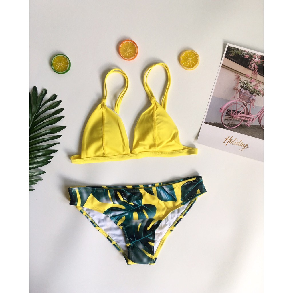 Bikini tam giác lá (nhiều màu)