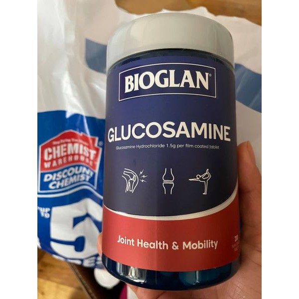[Hàng Úc, đủ bills] Bioglan Glucosamine 1500mg 200 viên mẫu mới
