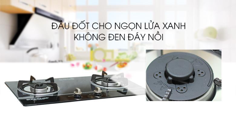 Bếp gas âm Sunhouse SHB 501MT mới+Tặng Dây gas-đánh lửa IC,Chất liệu đầu đốt đồng thau bền-BH 12 tháng