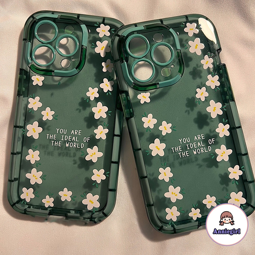 Ốp Điện Thoại TPU Mềm Trong Suốt Chống Sốc Chống Mồ Hôi In Họa Tiết Hoa Cúc Dạ Quang Cho IPhone 13 12 11 Pro Max