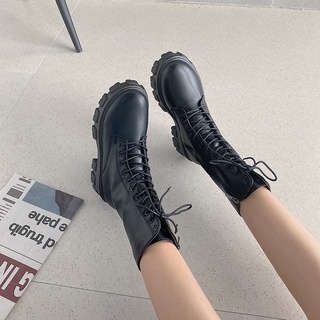 GIÀY BỐT ULZZANG ĐẾ RĂNG CƯA 5CM CÓ ẢNH THẬT [ORDER]