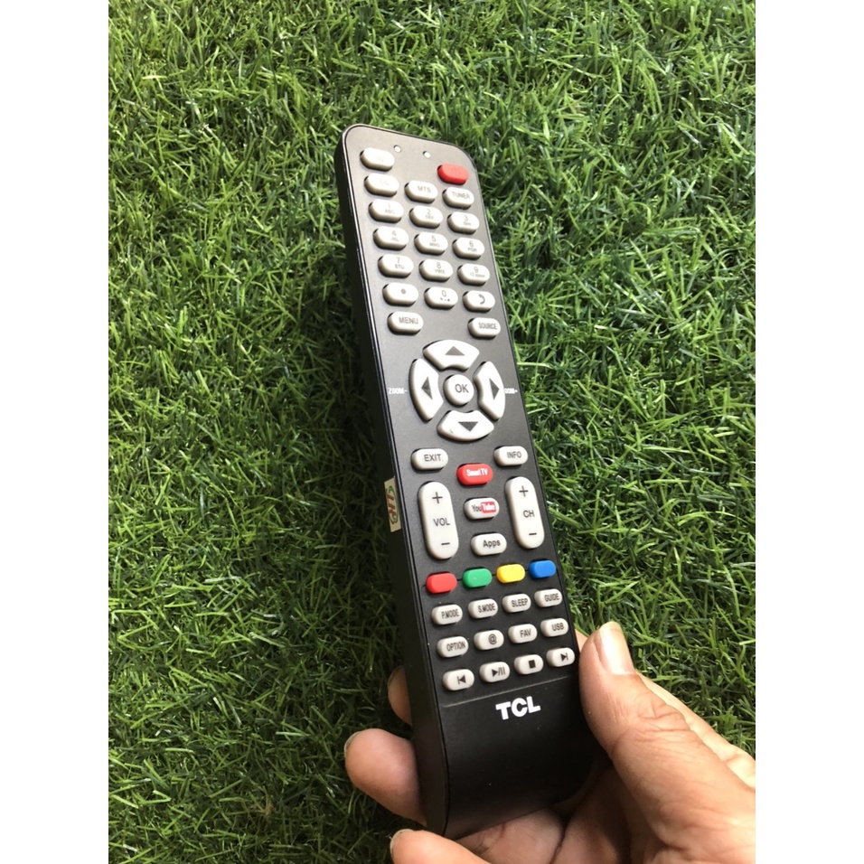 Điều khiển tivi TCL cho tivi Smart internet chính hãng zin theo máy -tặng kèm pin chĩnh hãng - Remote TV TCL youtube