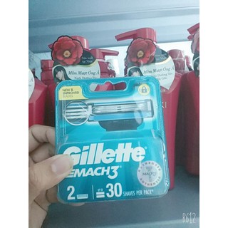 Lưỡi dao cạo gilette mach3 vỉ 2 lưỡi