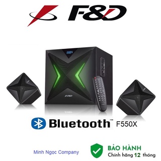 Loa bluetooth fenda f550x 56w có khe cắm usb và thẻ nhớ - hàng chính hãng bảo hành 12 tháng