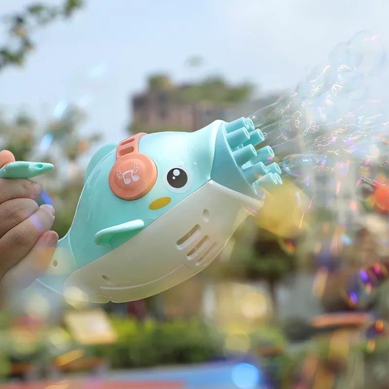 Cá heo thổi bong bóng xà phòng