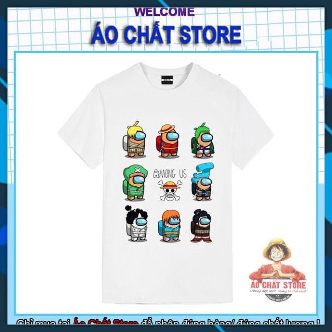 (SALE 50%) (SIÊU PHẨM + ẢNH THẬT) Áo Thun Among Us One Piece Siêu Độc | Áo Nhân Vật One Piece Among US đẹp AU03