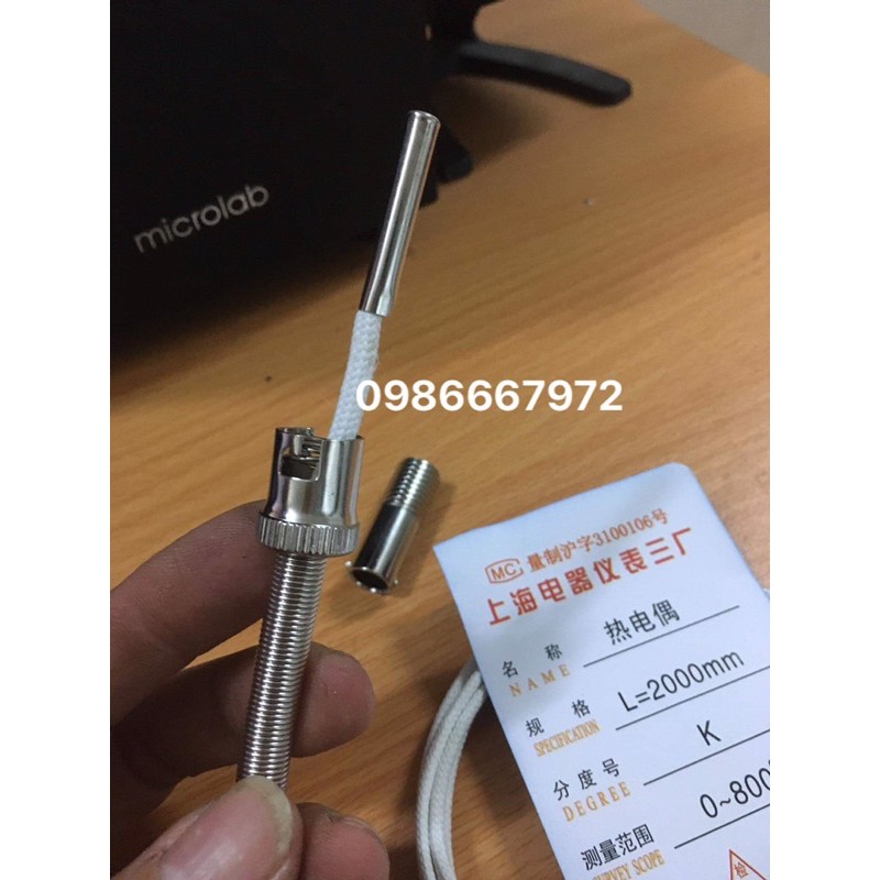 Dây can nhiệt ,cảm biến nhiệt ,dây dò nhiệt gài zen M12 gài