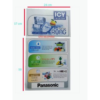Tem dán tủ lạnh  Panasonic mới về lại 5/20