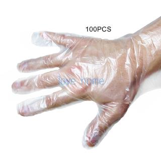 Set 100 Găng Tay Nhựa Dùng Một Lần Thân Thiện Với Môi Trường Đa Ứng Dụng