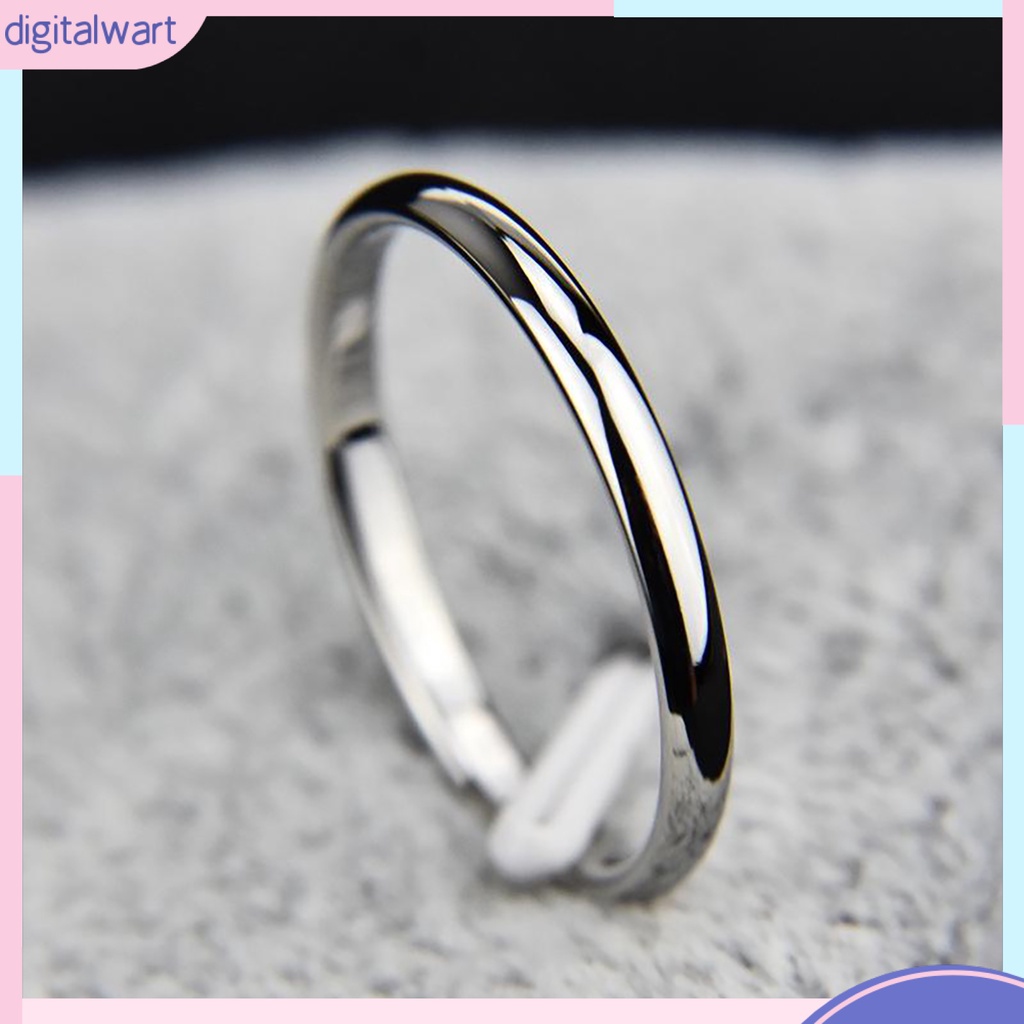 Nhẫn Thời Trang Bằng Thép Titan Đơn Giản Cho Cặp Đôi