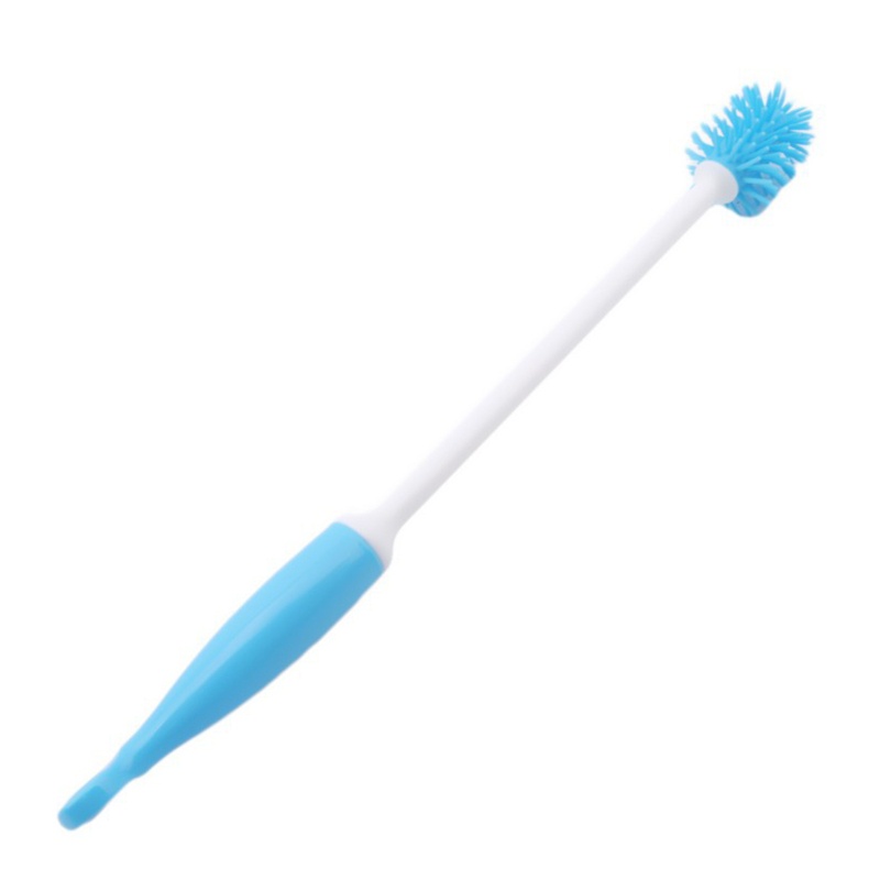 Cọ Vệ Sinh Bình Sữa Em Bé Bằng Silicon Mềm Với Tay Cầm Dài Tiện Dụng