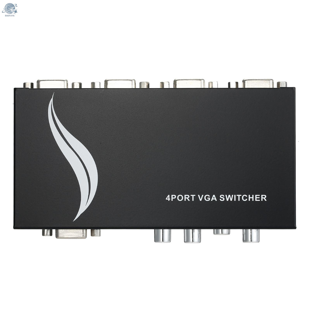 Bộ Chia 4 Cổng VGA 1-Out Cho Màn Hình LCD PC TV 1920x1440 | BigBuy360 - bigbuy360.vn