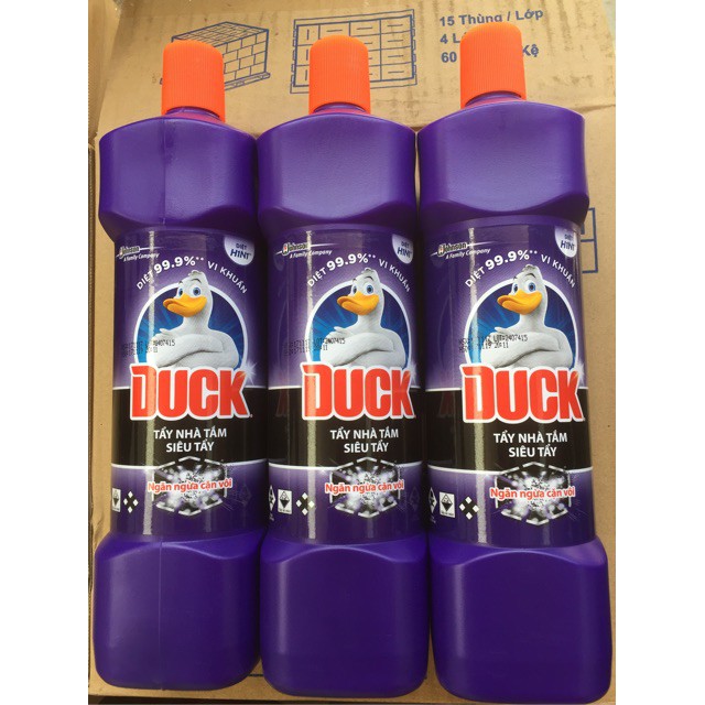 Nước tẩy nhà tắm Duck Mr Muscle Siêu tẩy chai 900ml