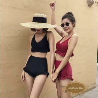 Bộ Đồ Bơi Đi Biển Bánh Bèo Tiểu Thư Đẹp M3