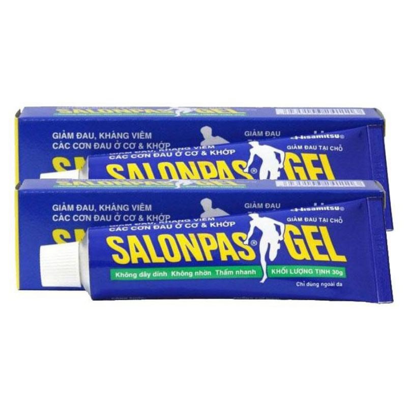 Salonpas Gel Xoa Bóp Giảm Đau (Tuýp 30g)