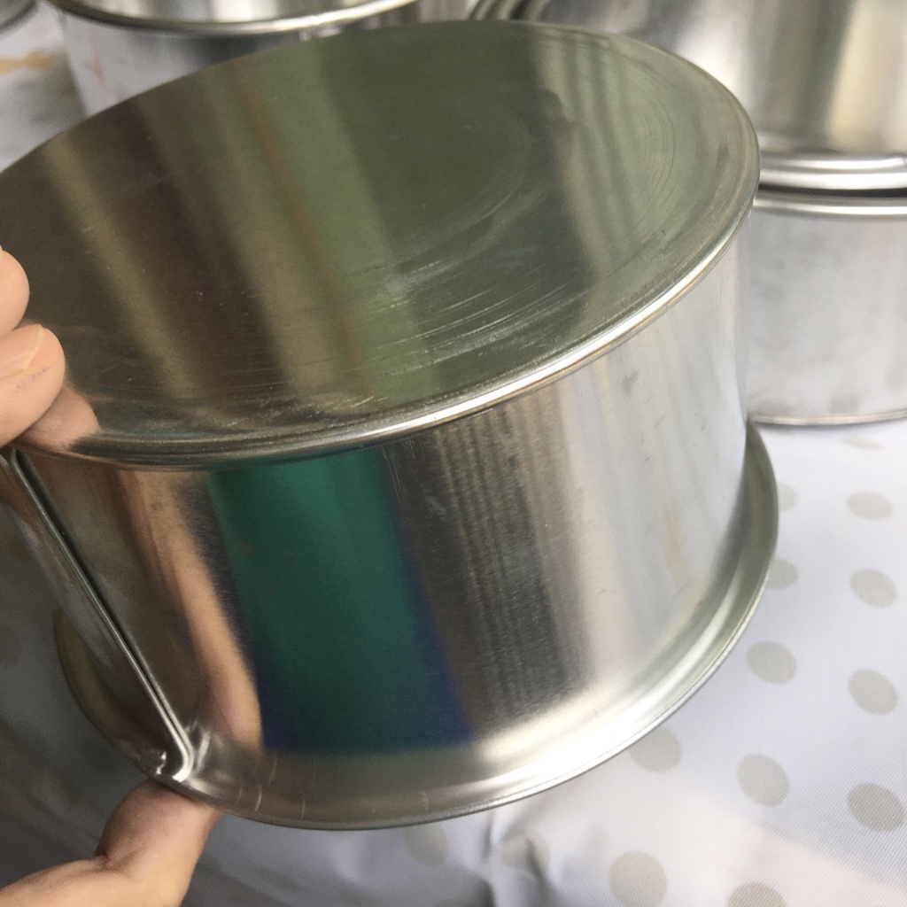 (Khuôn Tròn Đế Liền) Khuôn Làm Bánh bằng nhôm hình tròn nhiều kích thước