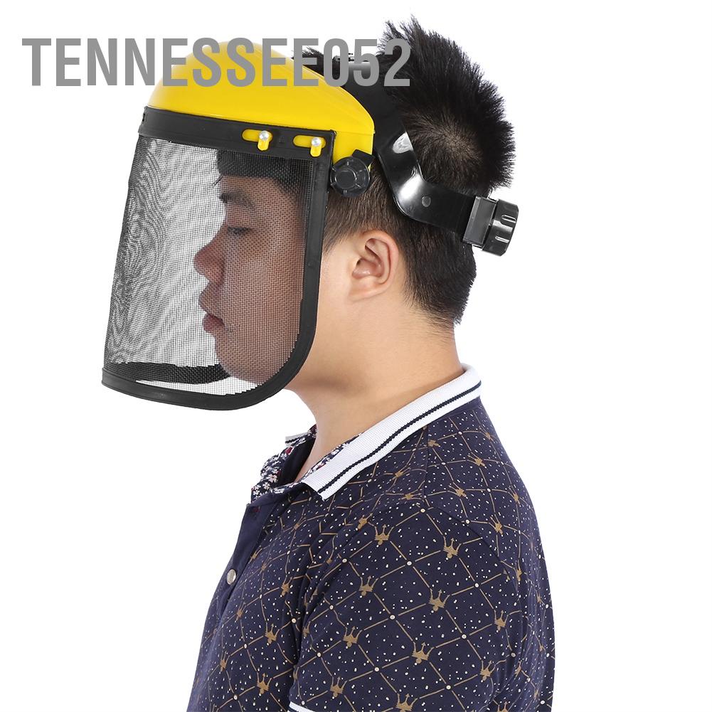 Tennessee052 Mũ bảo hiểm an toàn với tấm che lưới mặt để khai thác gỗ chổi quét rừng Bảo vệ